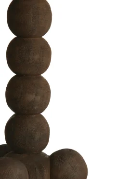 Light & Living Bijzettafel Veglio Mat Walnoot Ø35cm