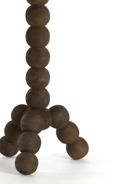 Light & Living Bijzettafel Veglio Mat Walnoot Ø35cm