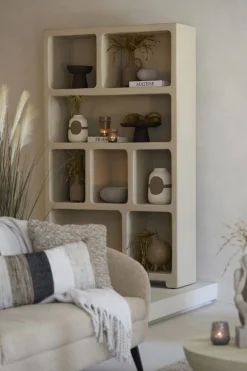 Light & Living Boekenkast Nahua Beige 110x190cm