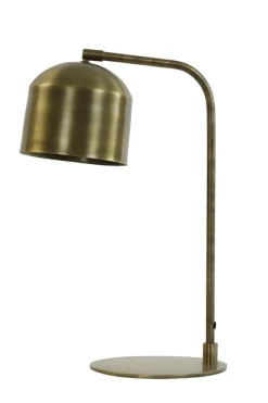 Light & Living Bureaulamp Aleso IJzer Antiek Brons
