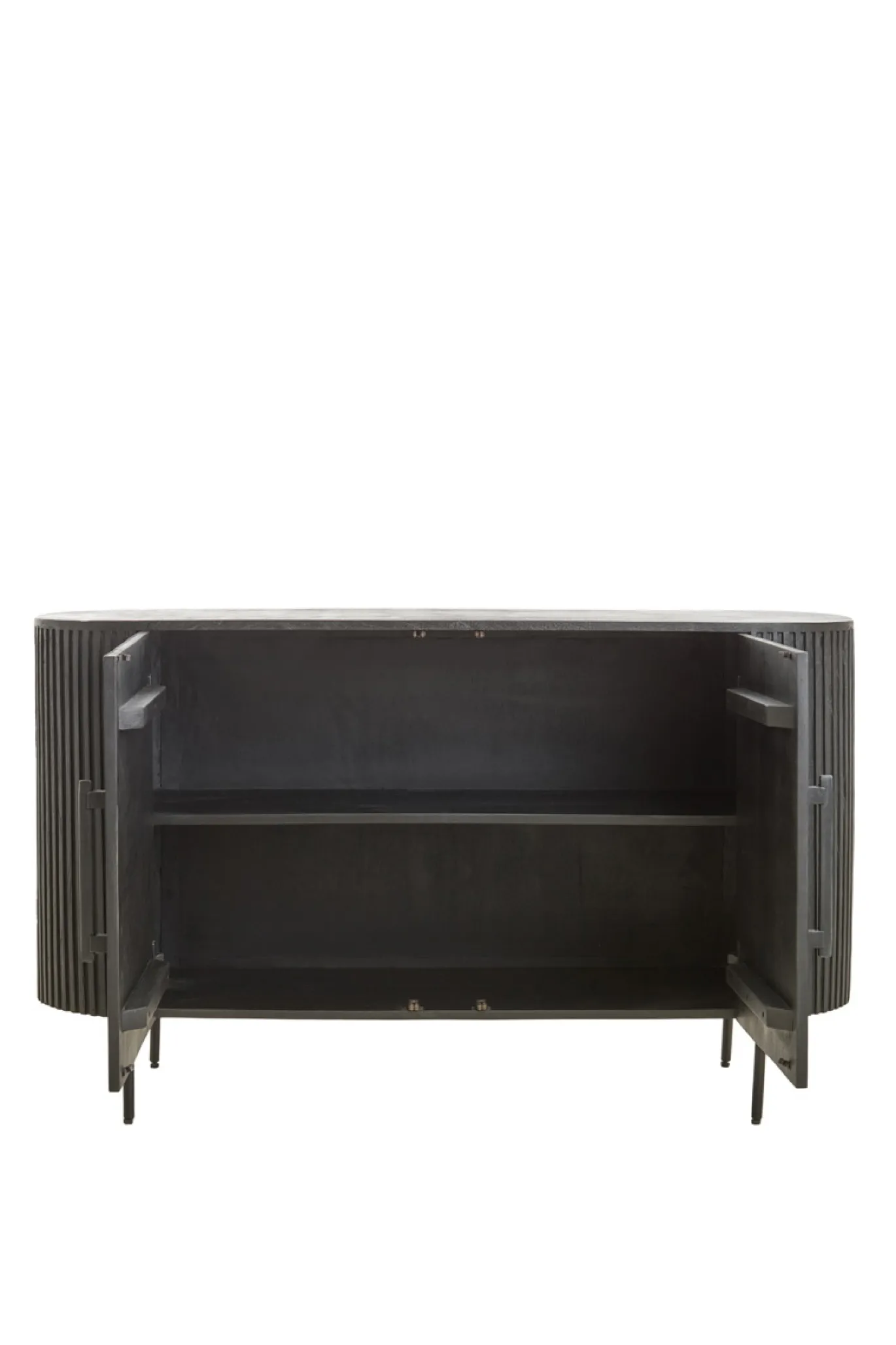 Light & Living Dressoir Dumosi Zwart 140cm