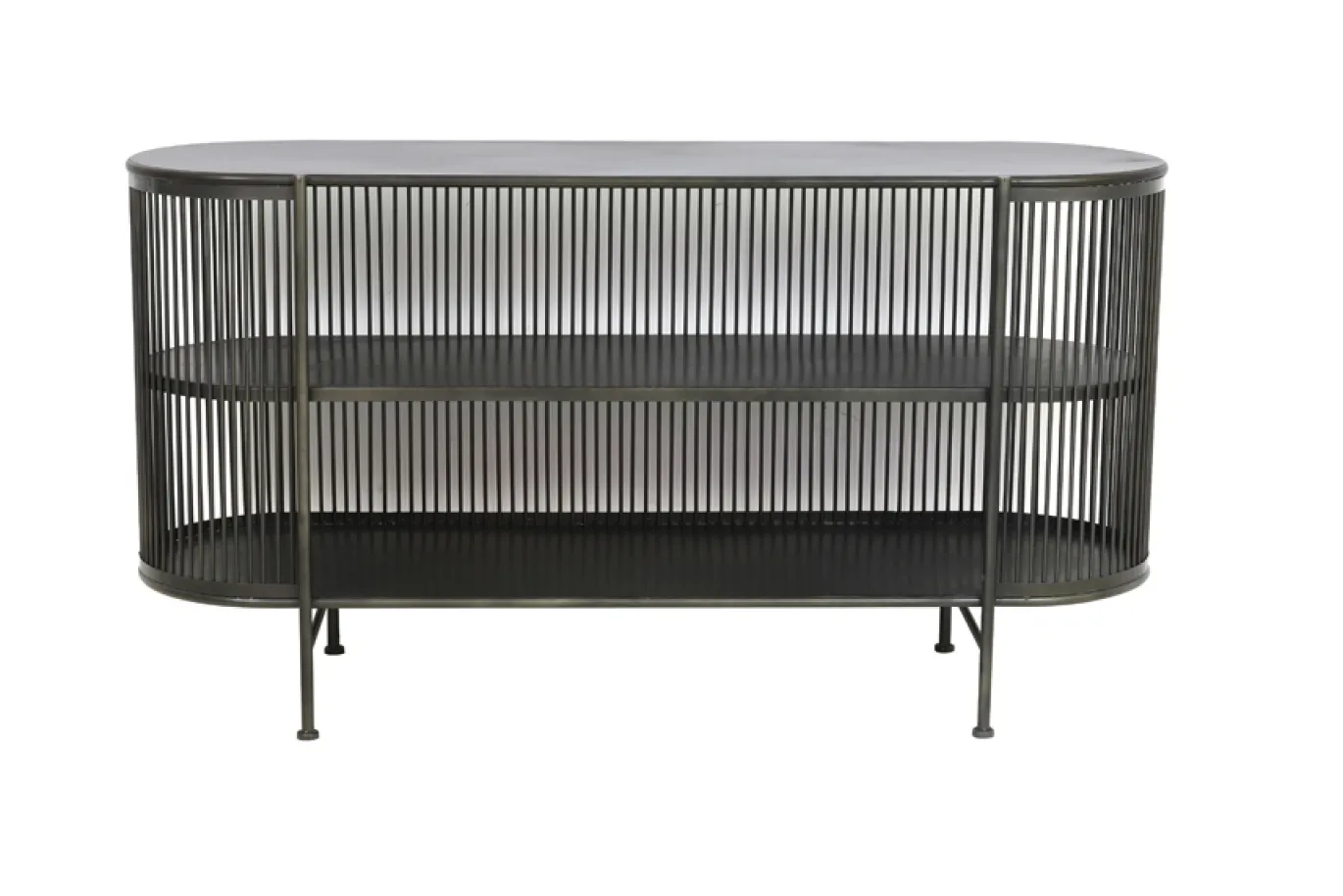 Light & Living Dressoir Open Yinthe Zwart 149cm