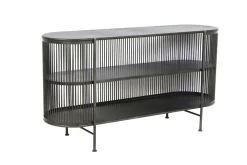 Light & Living Dressoir Open Yinthe Zwart 149cm