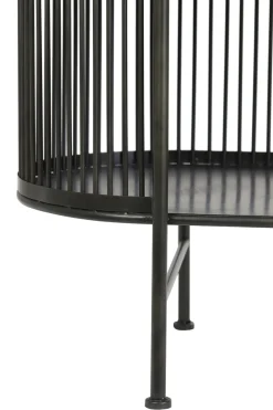 Light & Living Dressoir Open Yinthe Zwart 149cm