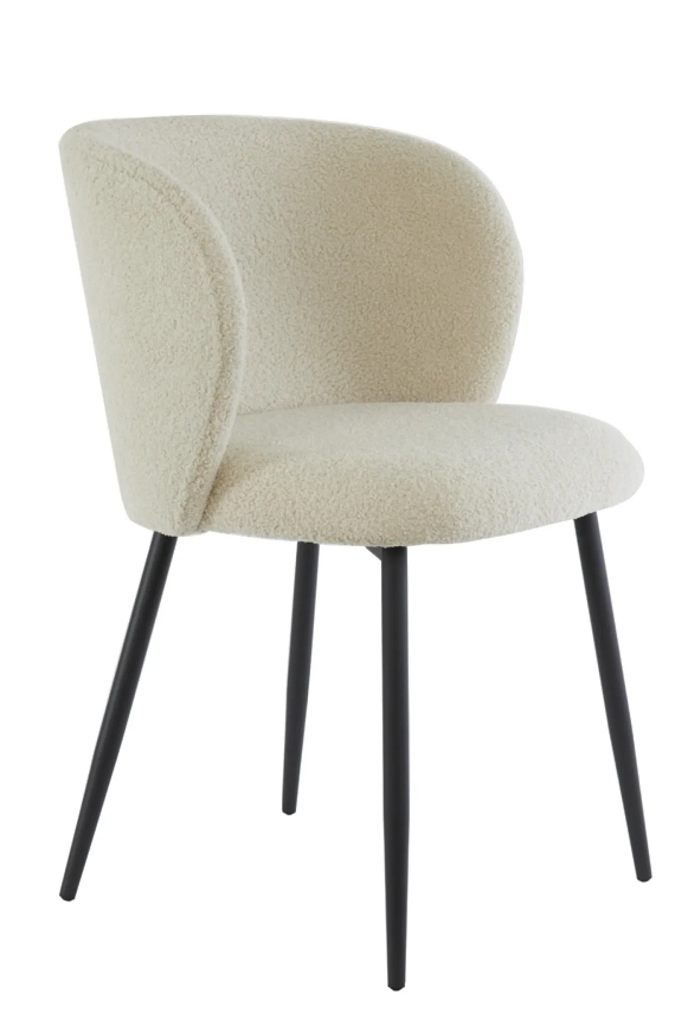 Light & Living Eetkamerstoel Elyna Teddy Licht Beige