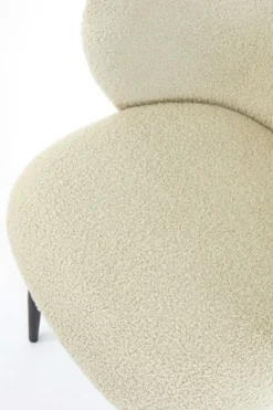 Light & Living Eetkamerstoel Elyna Teddy Licht Beige