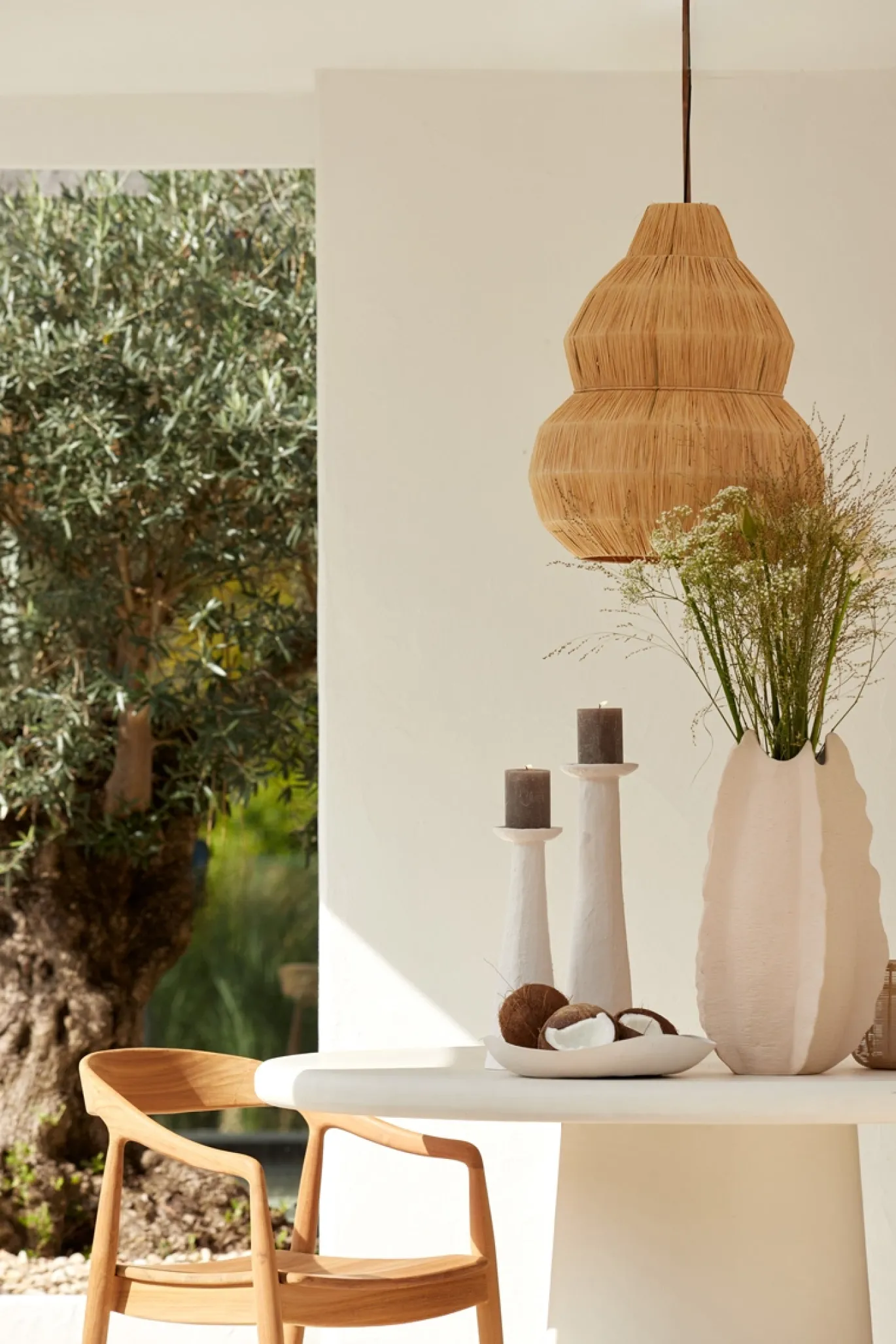 Light & Living Eetkamerstoel Palos Teakhout Naturel