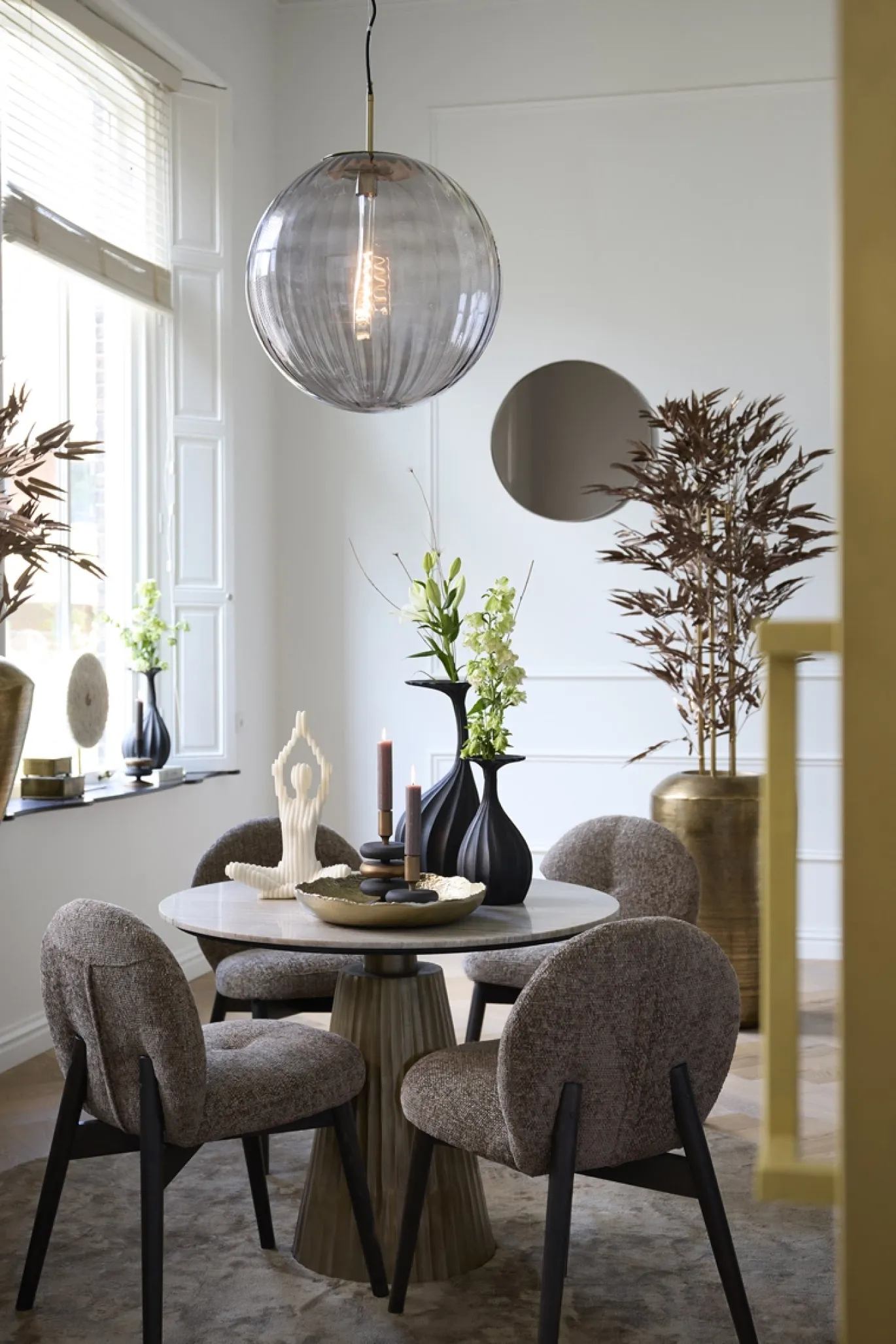 Light & Living Eetkamerstoel Sinosa Lichtbruin