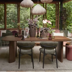 Light & Living Eettafel Aymara Walnoot 220cm