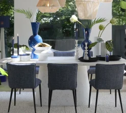 Light & Living Eettafel Hamura Terrazzo Wit 220cm