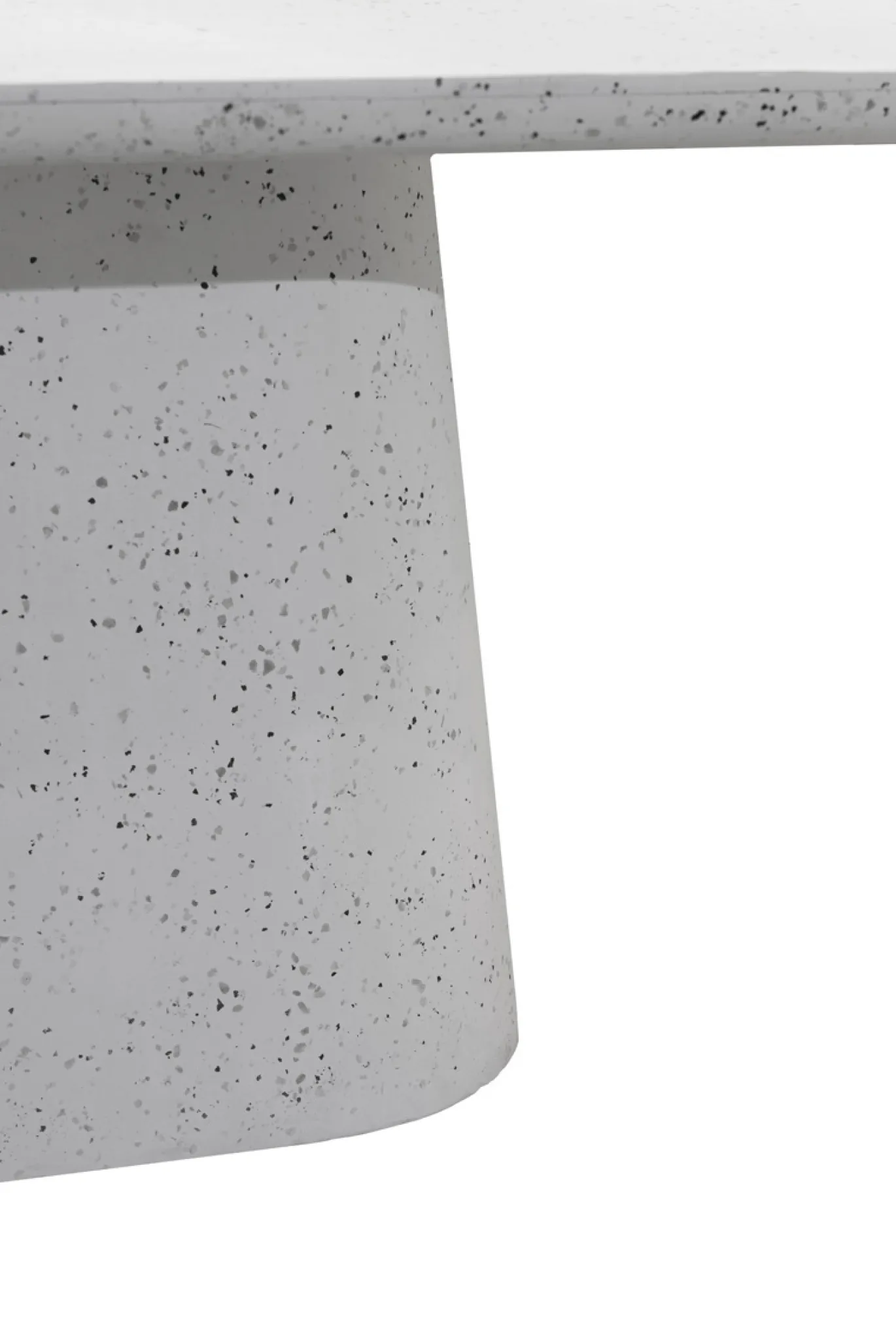 Light & Living Eettafel Hamura Terrazzo Wit 220cm