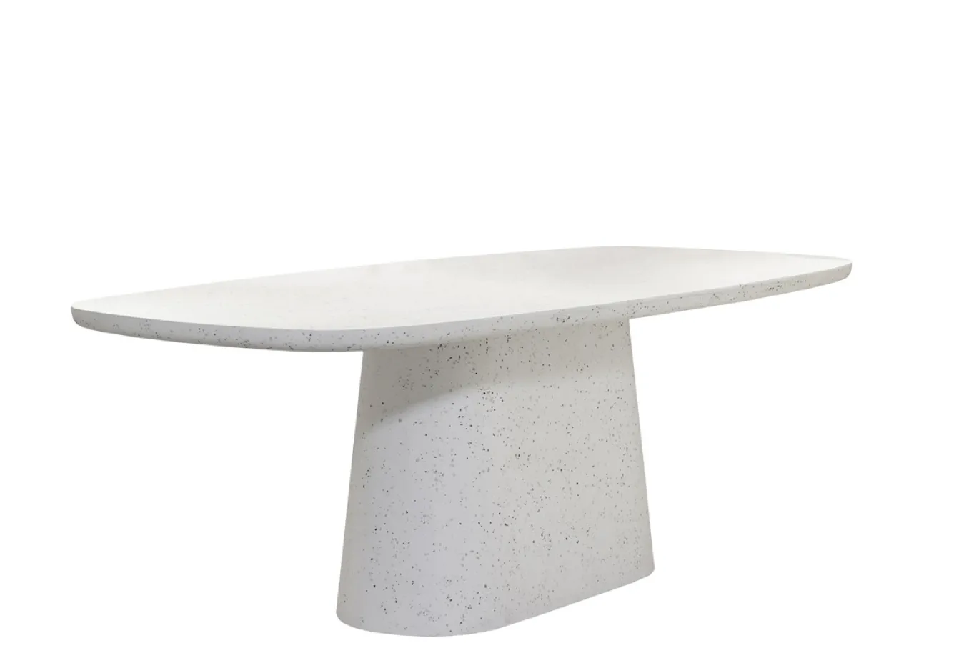 Light & Living Eettafel Hamura Terrazzo Wit 220cm