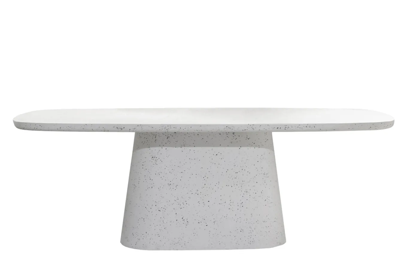 Light & Living Eettafel Hamura Terrazzo Wit 220cm