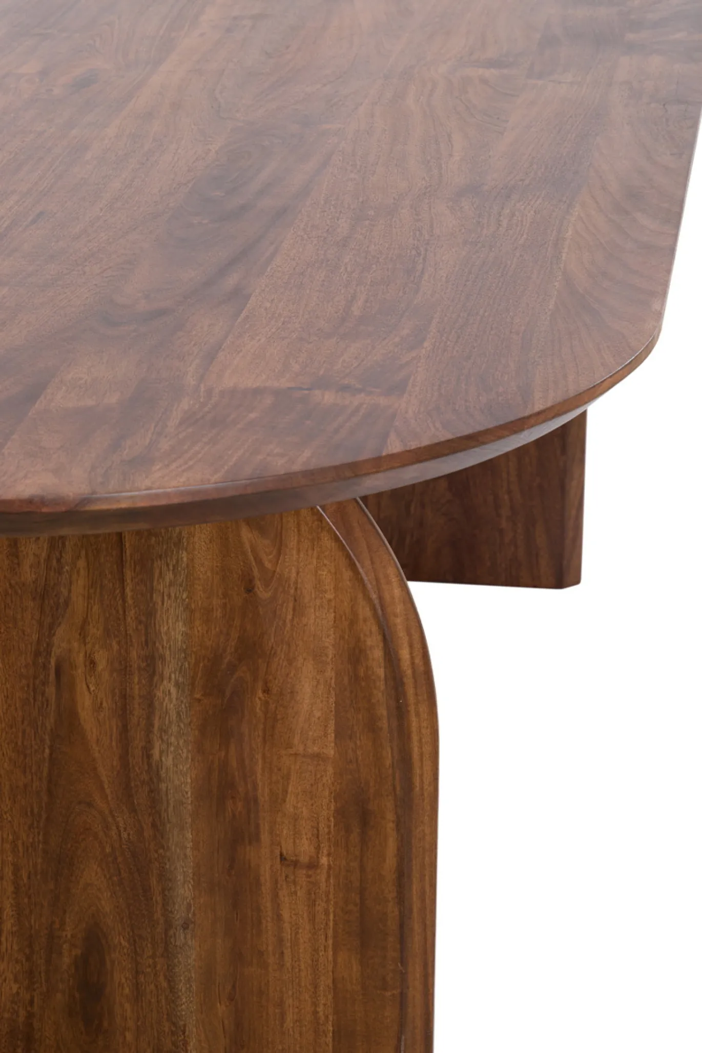 Light & Living Eettafel Indore Donkerbruin 220cm
