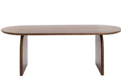 Light & Living Eettafel Indore Donkerbruin 220cm