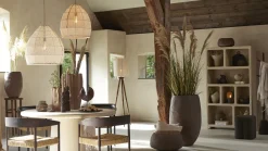 Light & Living Eettafel Kulona Beige Ø140cm
