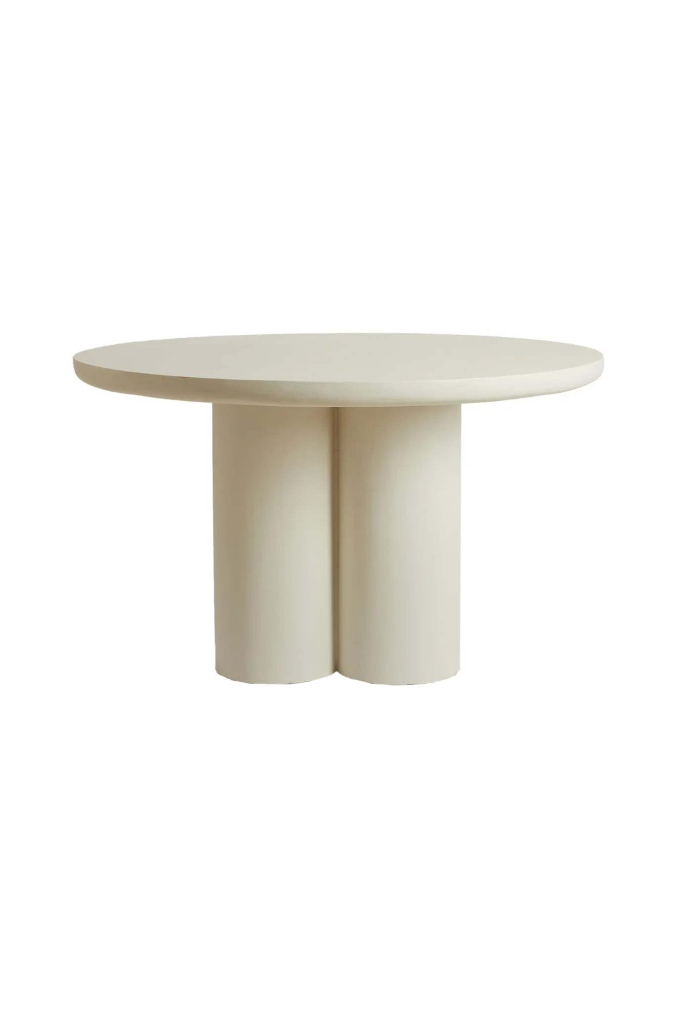 Light & Living Eettafel Mizuho Crème Ø130cm
