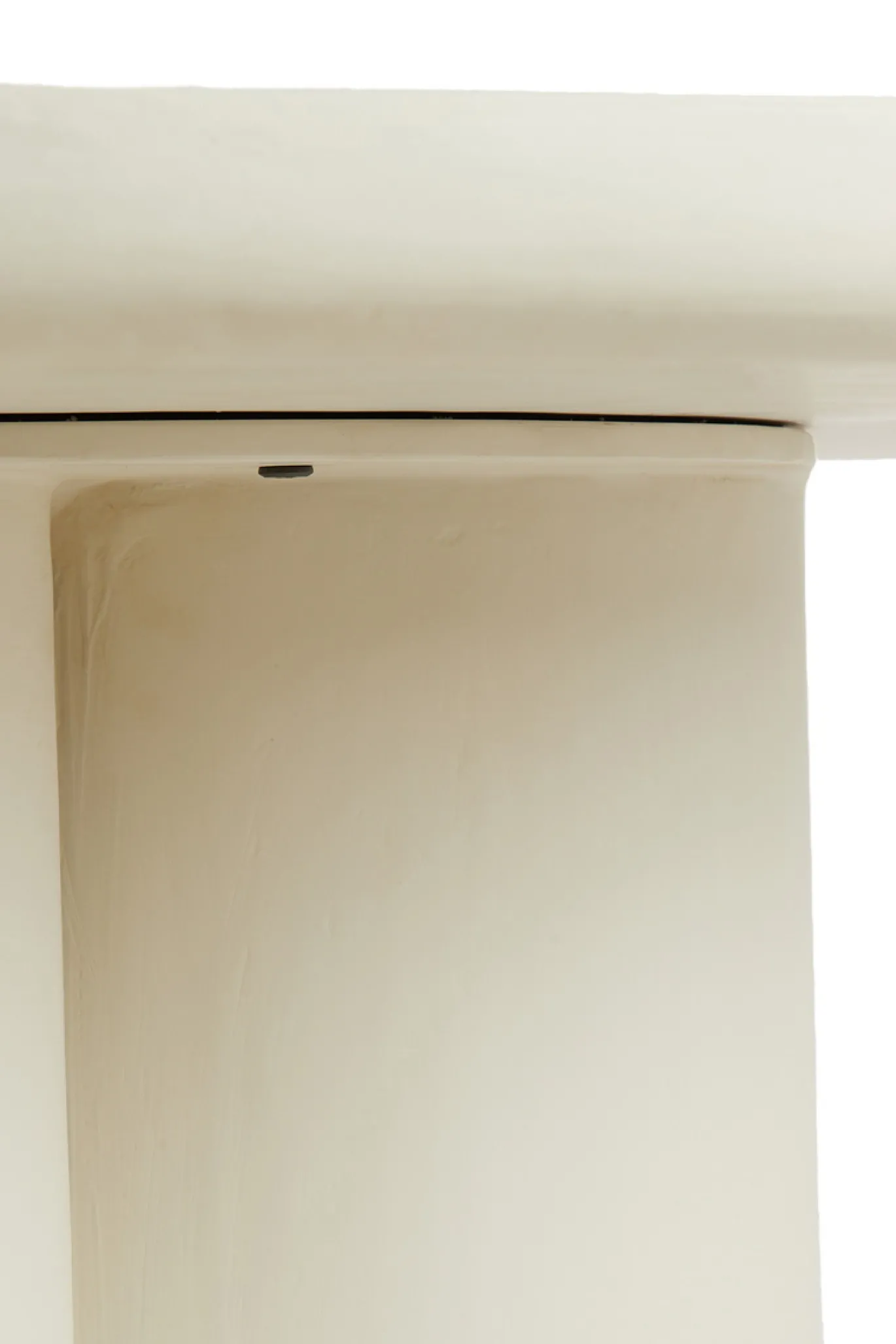 Light & Living Eettafel Mizuho Crème Ø130cm