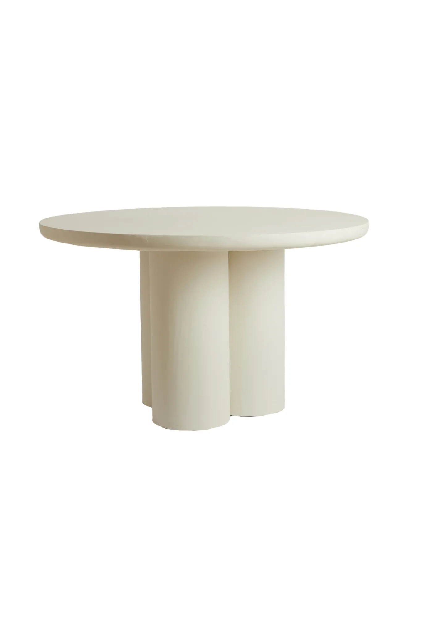 Light & Living Eettafel Mizuho Crème Ø130cm