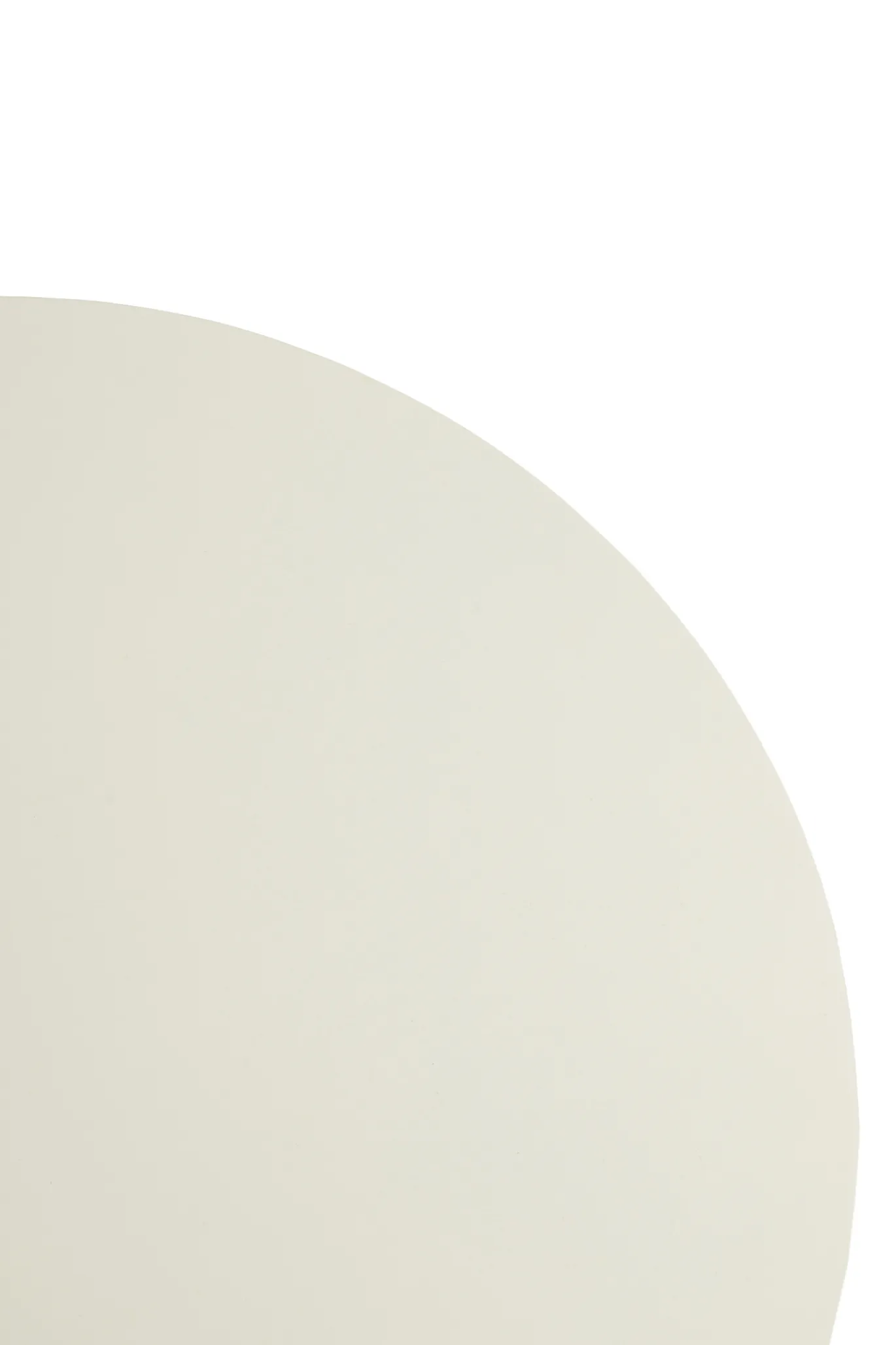 Light & Living Eettafel Mizuho Crème Ø130cm