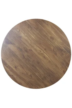 Light & Living Eettafel Quenza Acaciahout Donkerbruin Ø140cm