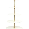 Light & Living Etagere Vermentino 5 Laags Marmer Wit 175cm
