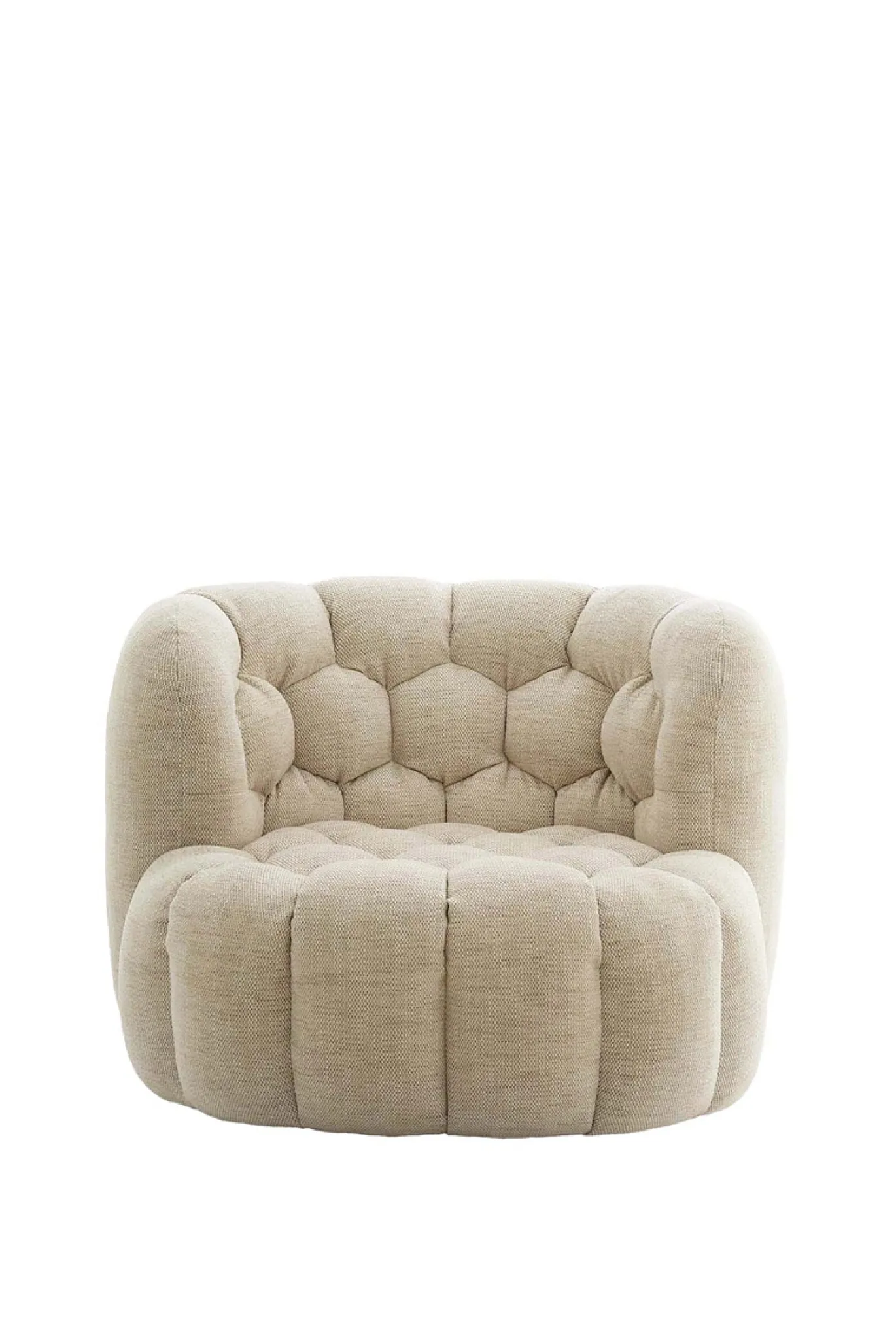 Light & Living Fauteuil Amara Crème