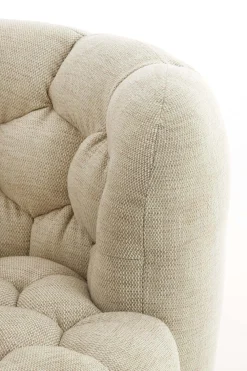 Light & Living Fauteuil Amara Crème