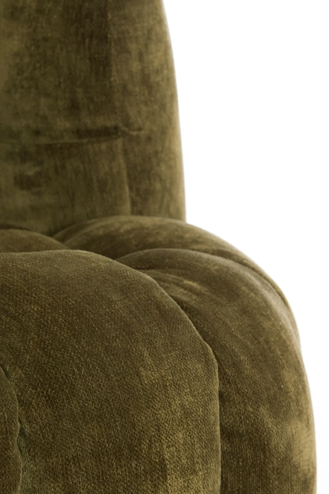 Light & Living Fauteuil Amara Velvet Olijfgroen