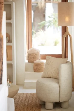 Light & Living Fauteuil Kamova Crème