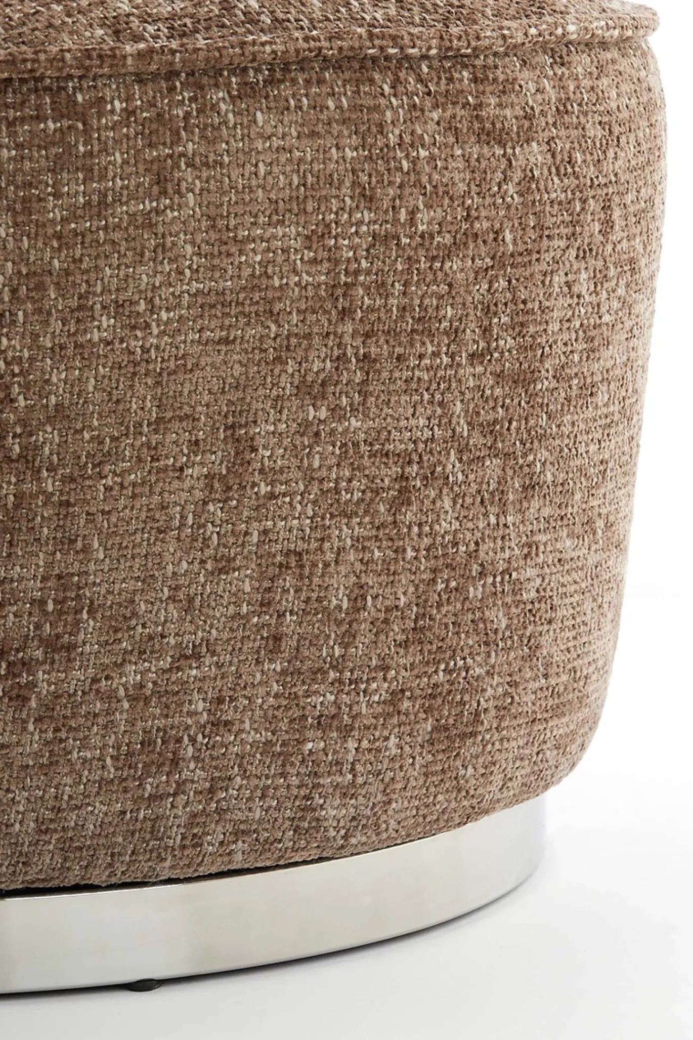 Light & Living Fauteuil Kemena Bruin/Chrome