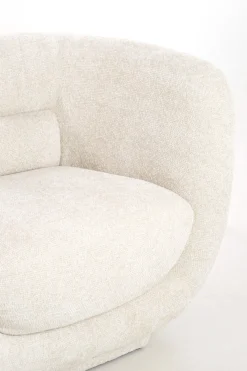 Light & Living Fauteuil Kialy Crème