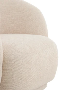 Light & Living Fauteuil Ovito Crème