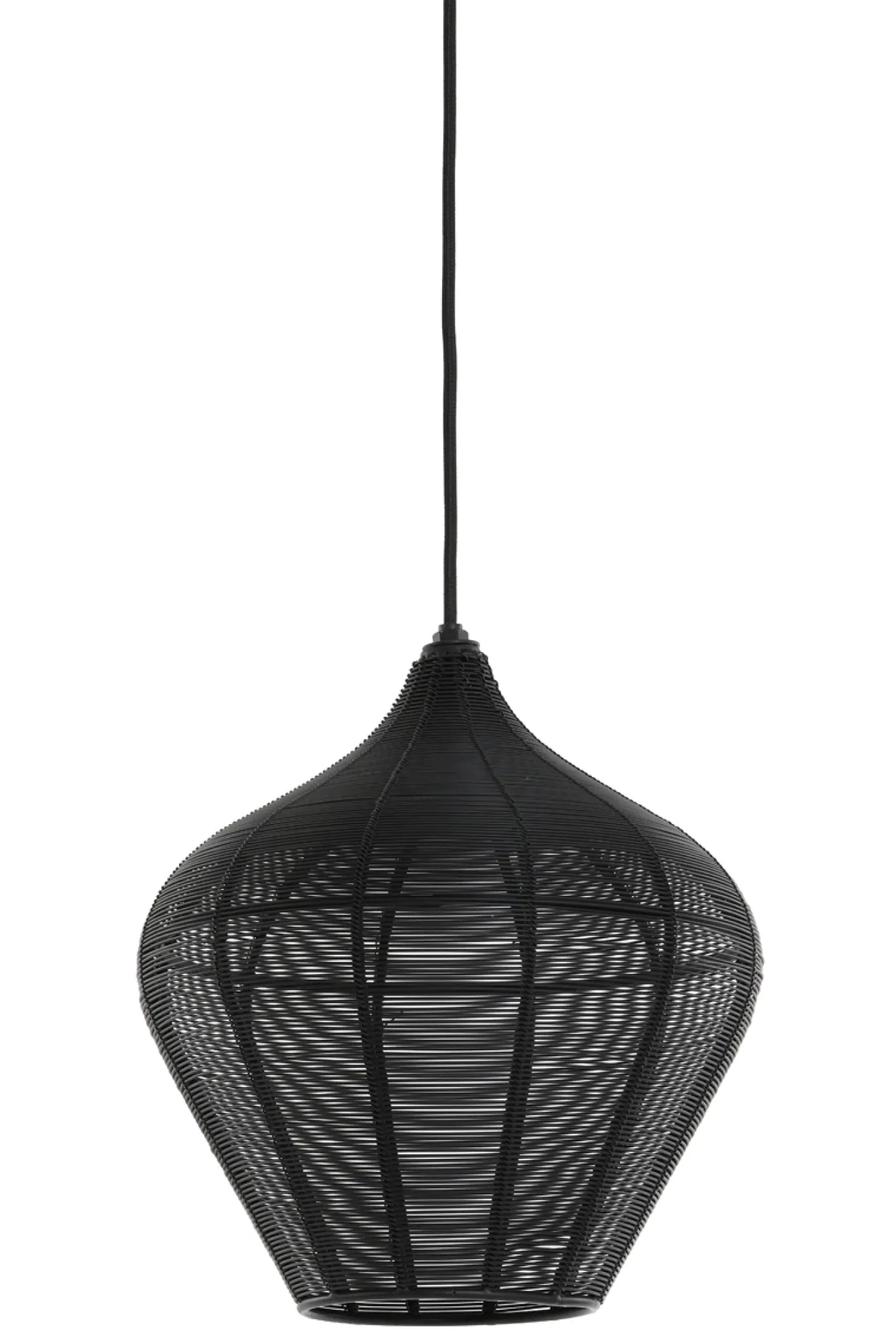 Light & Living Hanglamp Alvaro Mat Zwart Ø27cm