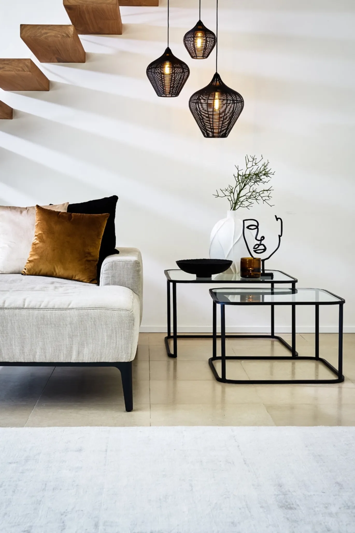 Light & Living Hanglamp Alvaro Mat Zwart Ø27cm