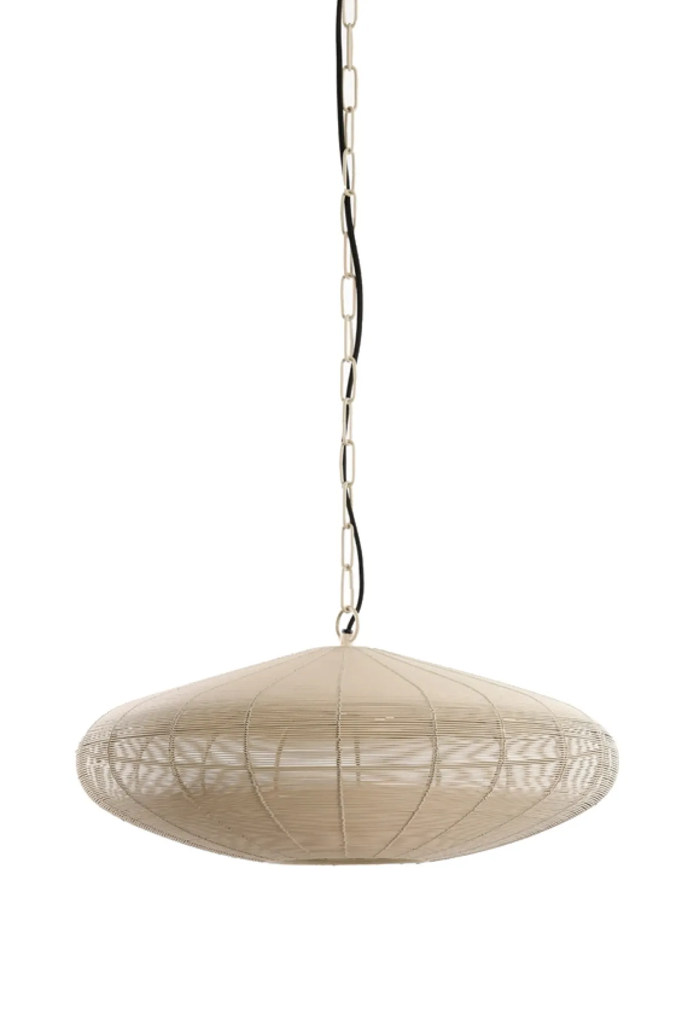 Light & Living Hanglamp Bahoto Mat Crème Ø51cm
