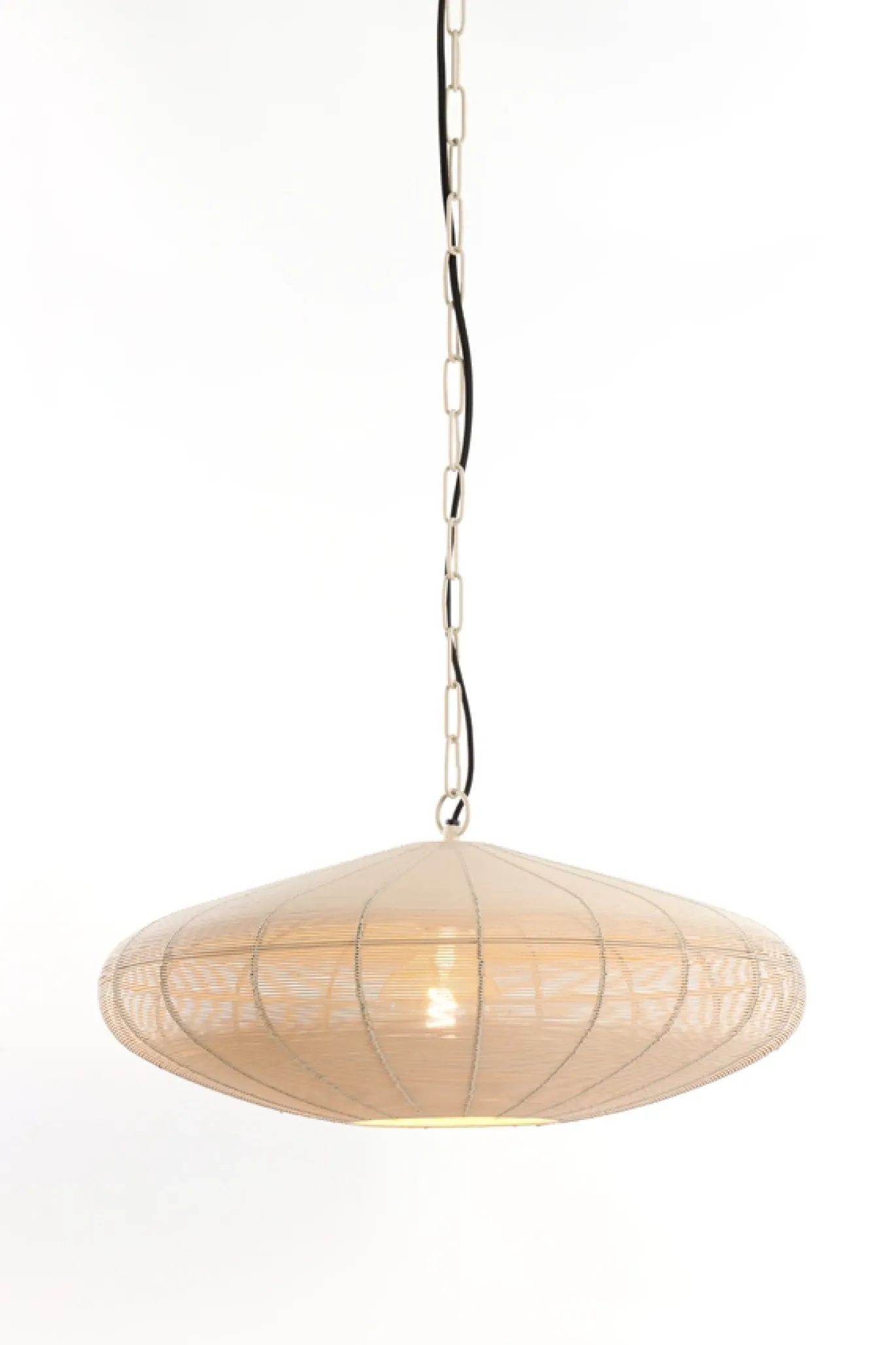Light & Living Hanglamp Bahoto Mat Crème Ø51cm