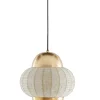 Light & Living Hanglamp Cetara Kralen Zilver/Brons Ø26cm