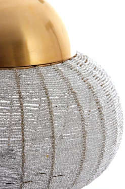 Light & Living Hanglamp Cetara Kralen Zilver/Brons Ø26cm