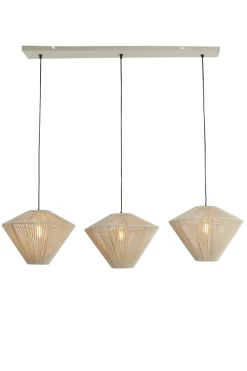 Light & Living Hanglamp Felida 3-Lichts Crème