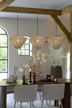 Light & Living Hanglamp Felida 3-Lichts Crème