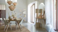 Light & Living Hanglamp Felida Crème Ø42cm