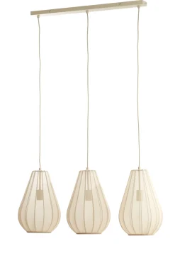 Light & Living Hanglamp Itela 3-Lichts Zand 80cm