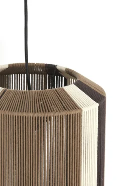 Light & Living Hanglamp Kozana Bruin Ø30cm