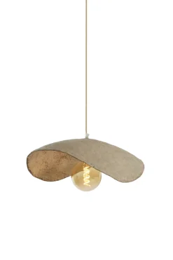 Light & Living Hanglamp Lonia Grijs/Brons M