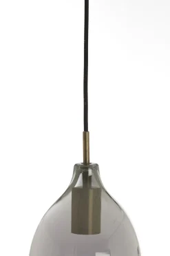 Light & Living Hanglamp Lukaro 5-Lichts Getrapt Smoke