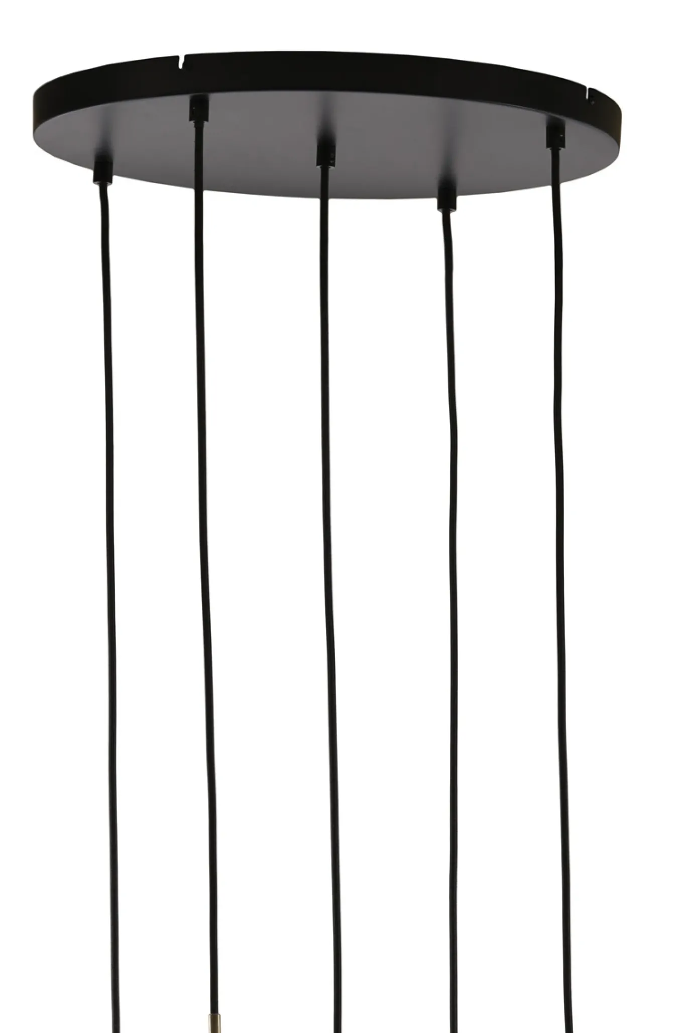 Light & Living Hanglamp Lukaro 5-Lichts Getrapt Smoke