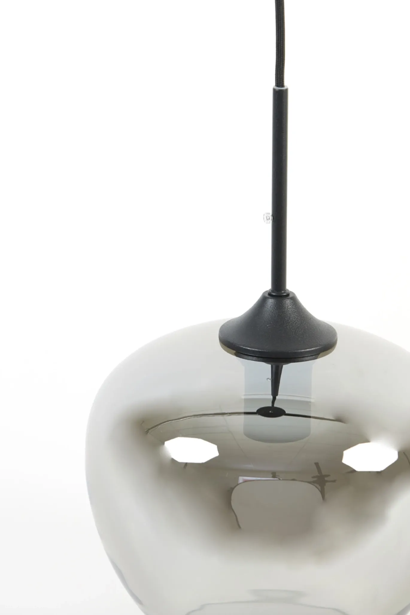 Light & Living Hanglamp Mayson Smoke Glas Ø23cm