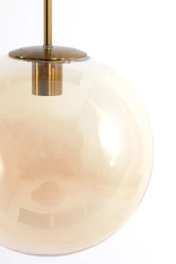 Light & Living Hanglamp Medina 3-Lichts Glas Amber 120cm