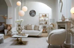 Light & Living Hanglamp Medina Glas Mat Wit Ø25cm